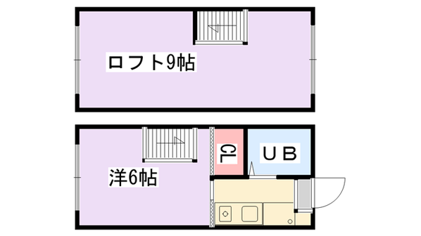 岸本ハイツの物件間取画像